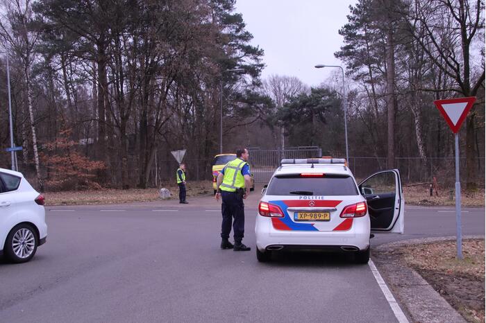 Mountainbiker gewond bij botsing
