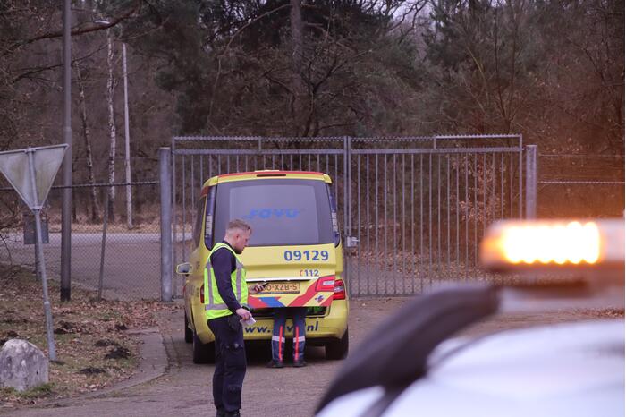 Mountainbiker gewond bij botsing