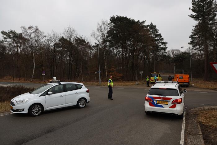 Mountainbiker gewond bij botsing