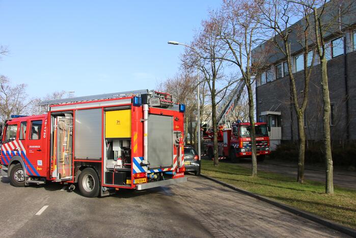 Gevelplaat losgewaaid door storm