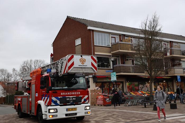 Dakpannen woning losgewaaid