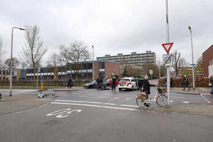 Brommerrijder gewond bij ongeval