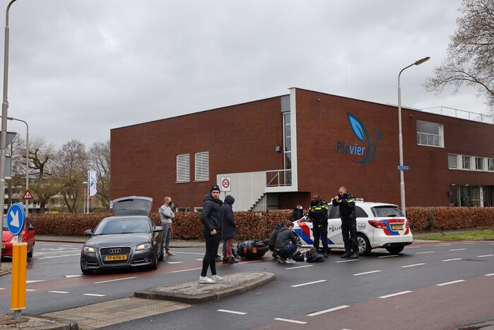 Brommerrijder gewond bij ongeval