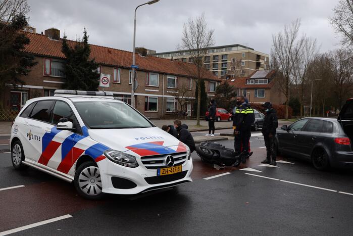 Brommerrijder gewond bij ongeval