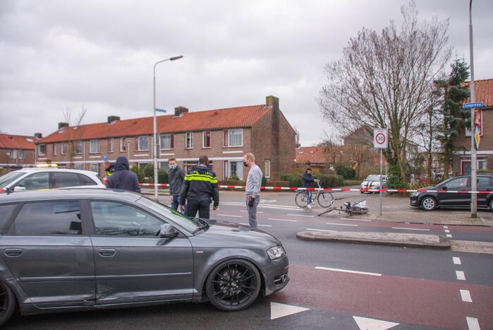 Brommerrijder gewond bij ongeval
