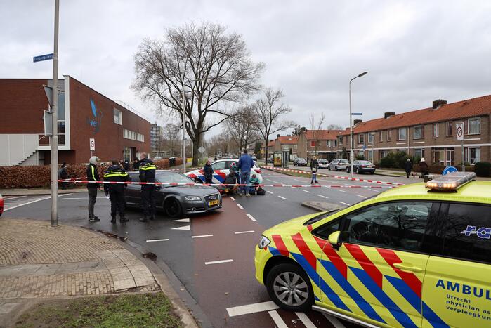 Brommerrijder gewond bij ongeval