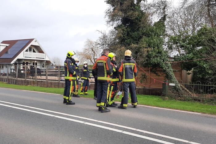 Boom omgewaaid door storm