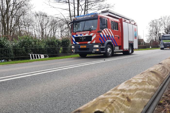 Boom omgewaaid door storm