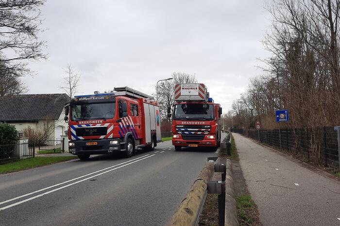 Boom omgewaaid door storm