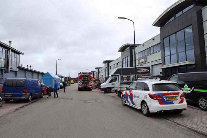 Brand in afzuiginstallatie bij Delhaas Interieurbouw