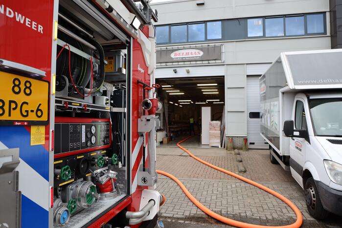 Brand in afzuiginstallatie bij Delhaas Interieurbouw