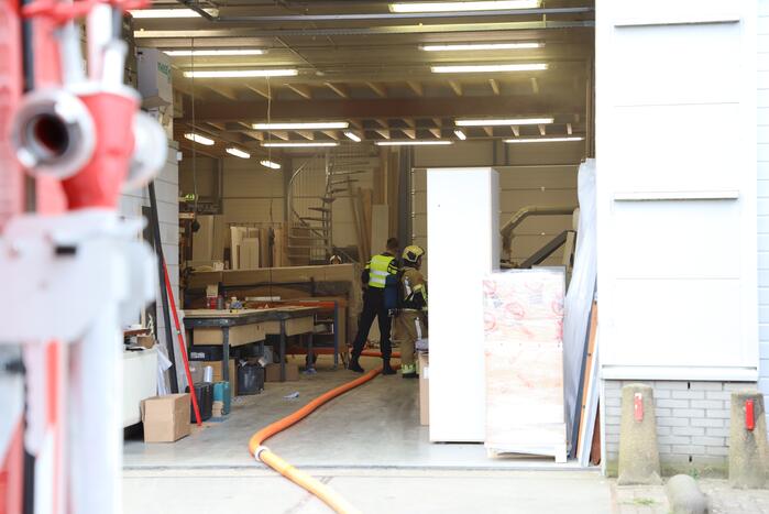 Brand in afzuiginstallatie bij Delhaas Interieurbouw