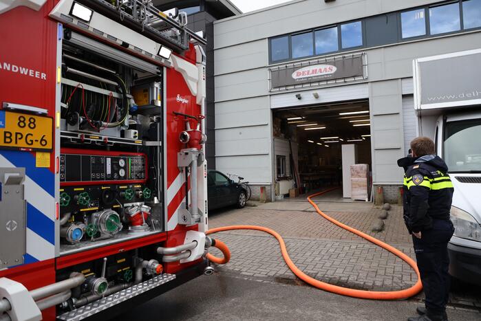 Brand in afzuiginstallatie bij Delhaas Interieurbouw