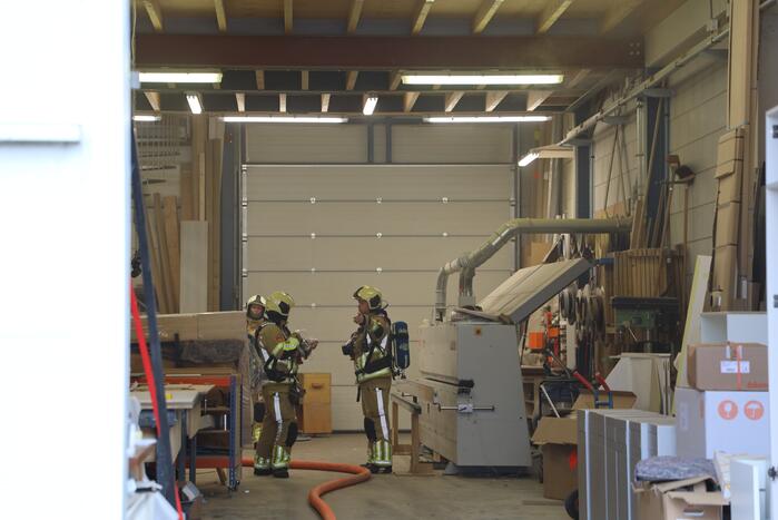 Brand in afzuiginstallatie bij Delhaas Interieurbouw