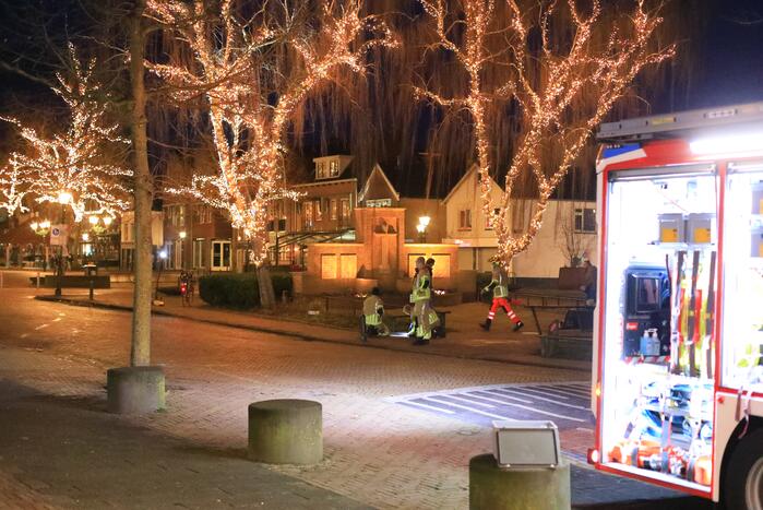 Instabiele boom omgezaagd door brandweer