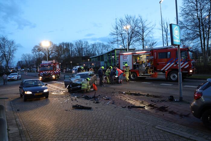 Gewonden bij frontale botsing