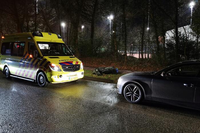 Scooterrijder gewond na eenzijdig ongeval