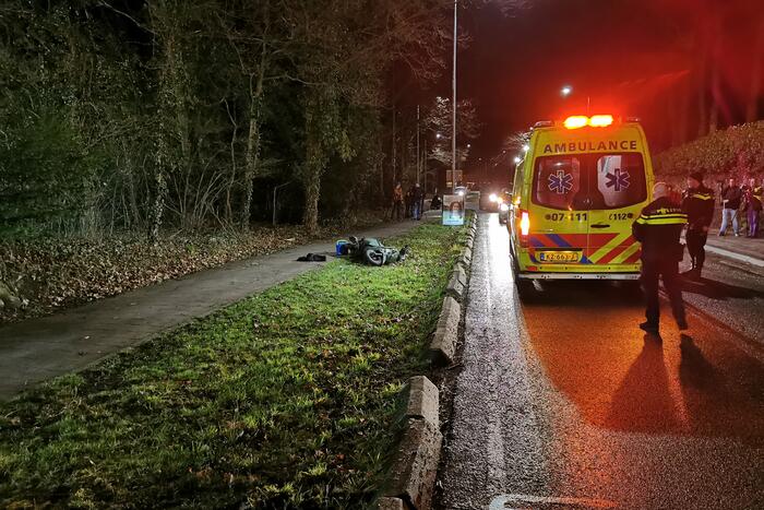 Scooterrijder gewond na eenzijdig ongeval