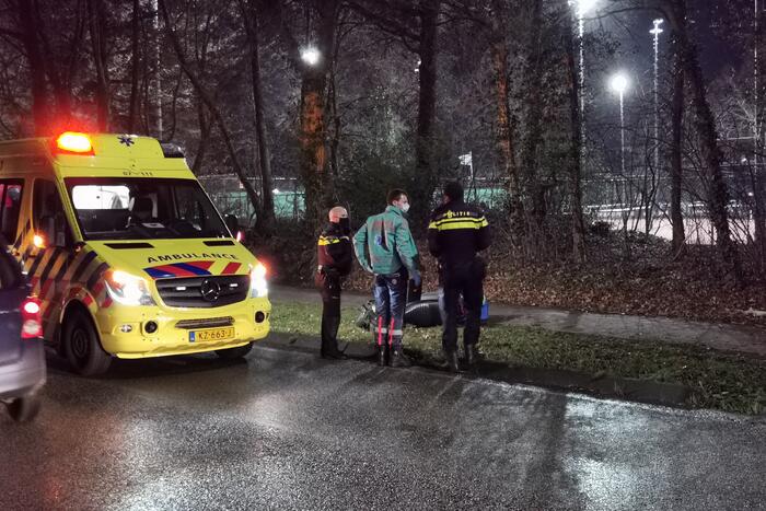 Scooterrijder gewond na eenzijdig ongeval