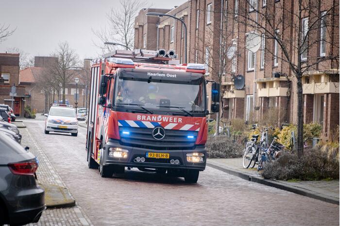 Brand in meterkast van woning