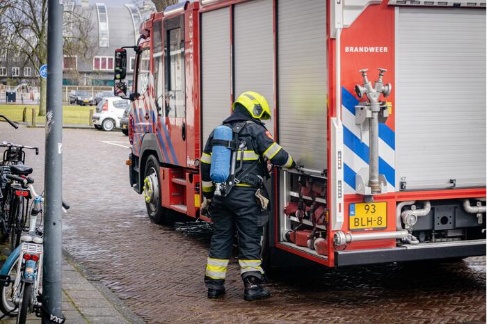 Brand in meterkast van woning