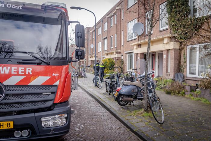 Brand in meterkast van woning