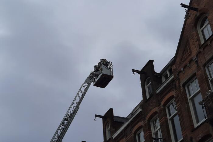 Kleine brand op dak van woning