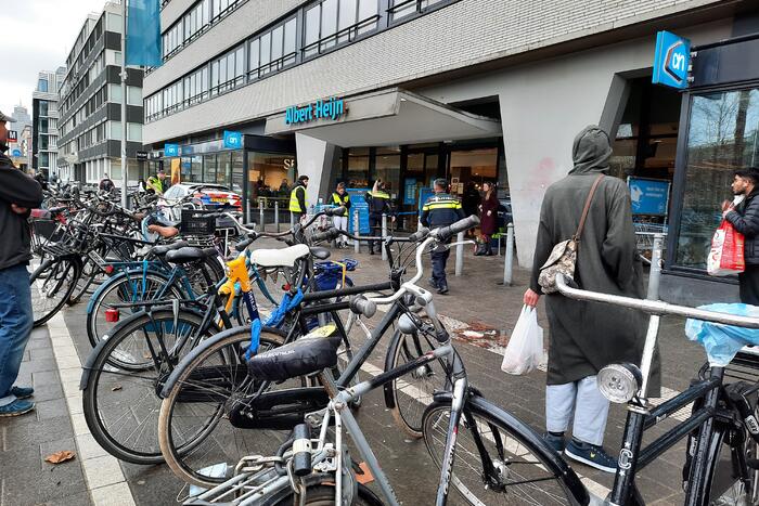 Man aangehouden in Albert Hein