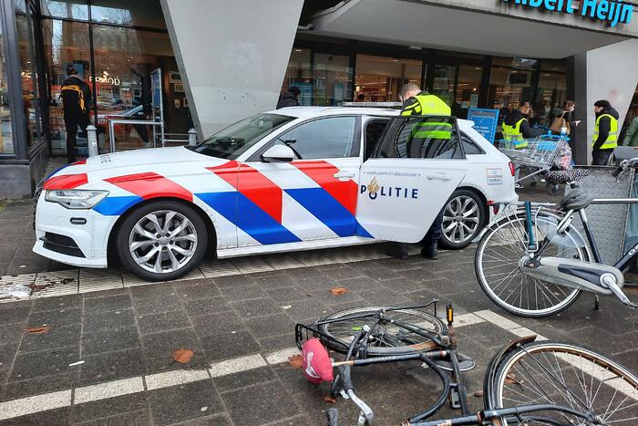 Man aangehouden in Albert Hein