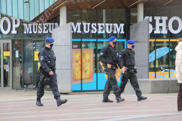 Veel politie op de been voor demonstratie