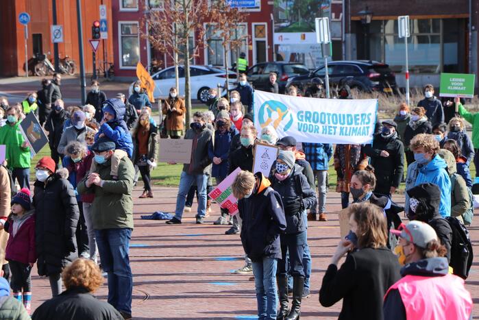 Klimaatdemonstratie trekt veel publiek