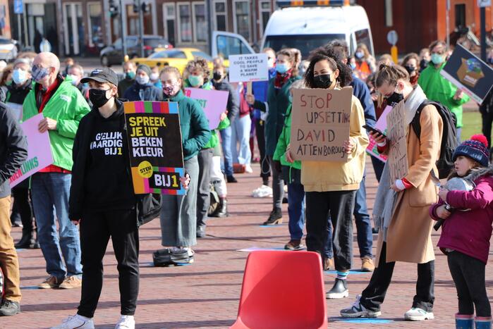 Klimaatdemonstratie trekt veel publiek