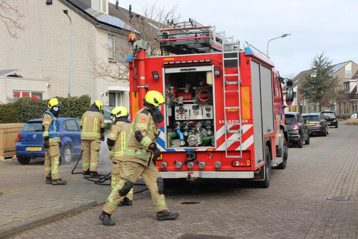 Gasleiding geraakt bij werkzaamheden in seniorencomplex