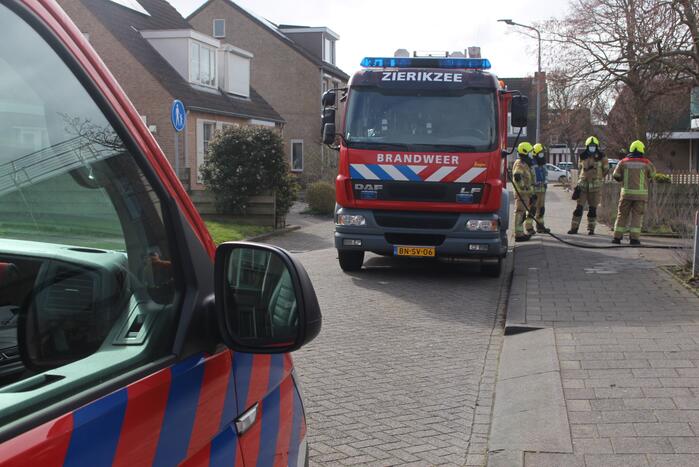 Gasleiding geraakt bij werkzaamheden in seniorencomplex