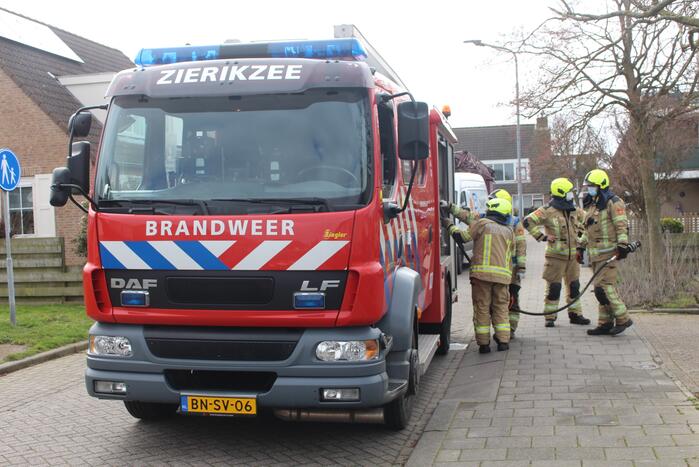 Gasleiding geraakt bij werkzaamheden in seniorencomplex