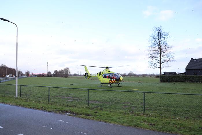Traumahelikopter ingezet voor incident