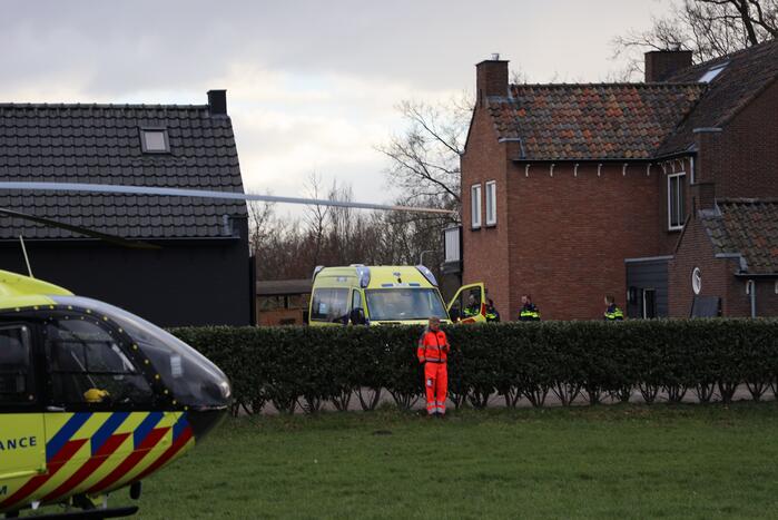 Traumahelikopter ingezet voor incident