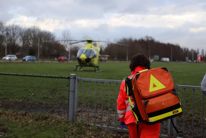 Traumahelikopter ingezet voor incident