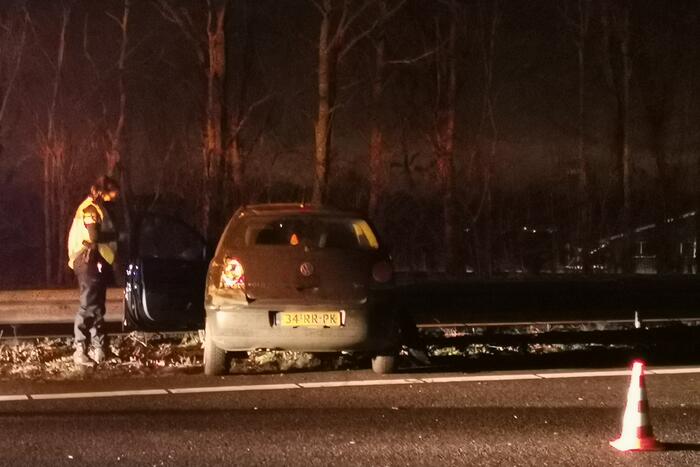 Schade na ongeval op snelweg