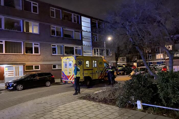 Brand op vierde etage van flatgebouw