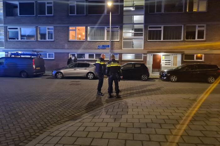 Brand op vierde etage van flatgebouw
