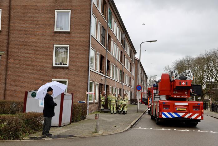 Pan op het vuur zorgt voor rookontwikkeling