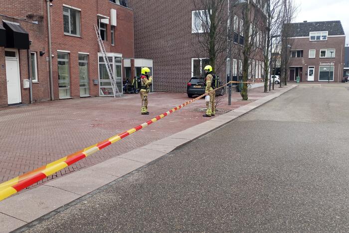 Straat afgesloten na gaslek