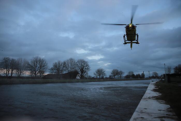 Traumahelikopter landt voor eenzijdig ongeval