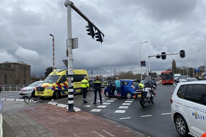 Wielrenner gewond bij aanrijding