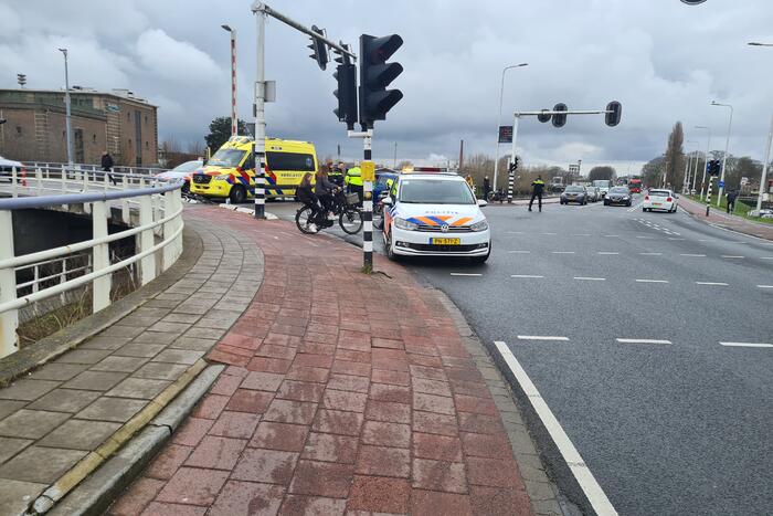 Wielrenner gewond bij aanrijding