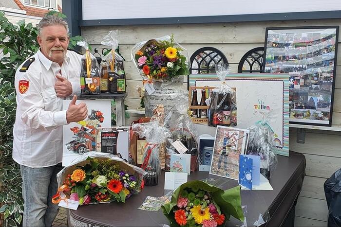 Brandweerman Gerton van de Brug neemt na 35 jaar afscheid