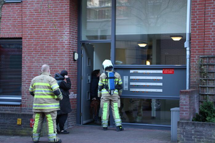 Gaslucht waargenomen in woning