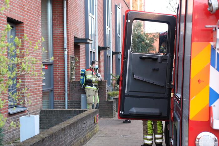 Gaslucht waargenomen in woning