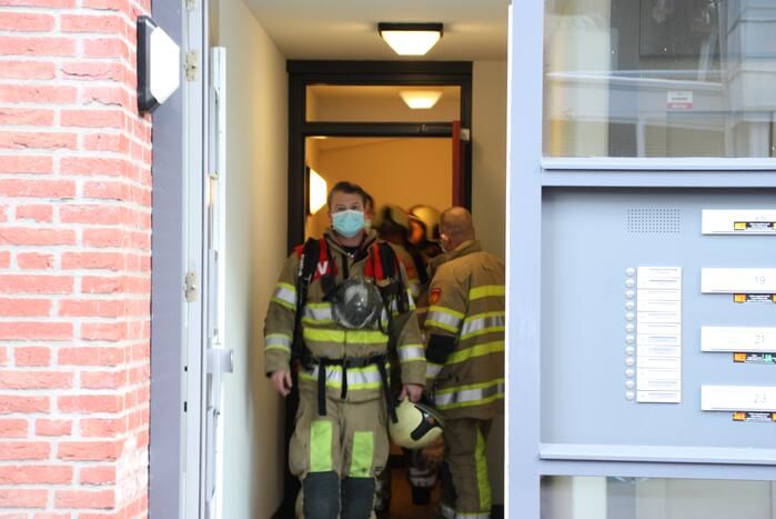 Gaslucht waargenomen in woning